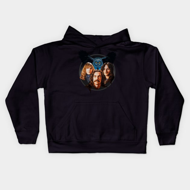 fly by night Kids Hoodie by Chris Hoffman Art